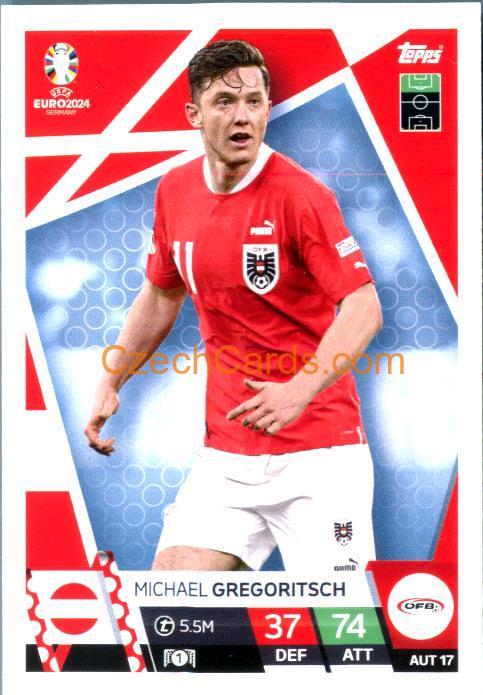 Michael Gregoritsch 2024 EURO Match Attax #AUT17