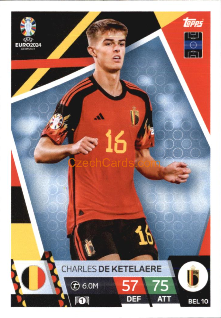 Charles De Ketelaere 2024 EURO Match Attax #BEL10