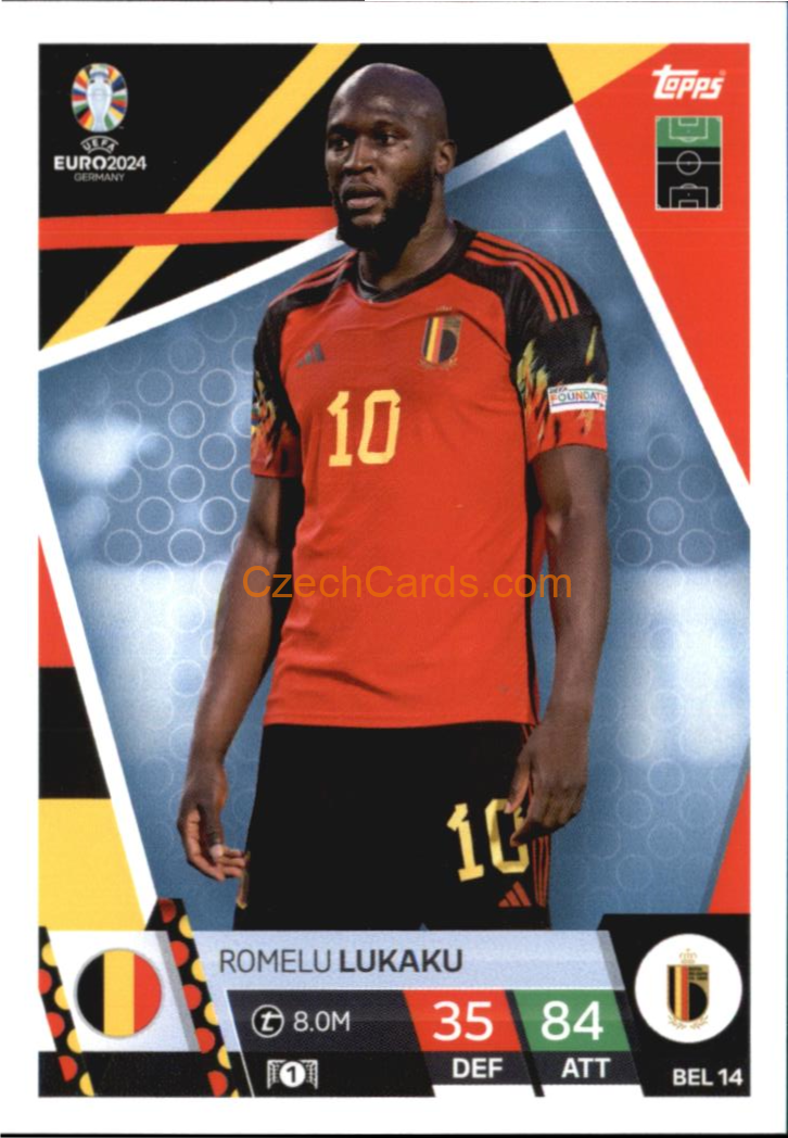 Romelu Lukaku 2024 EURO Match Attax #BEL14