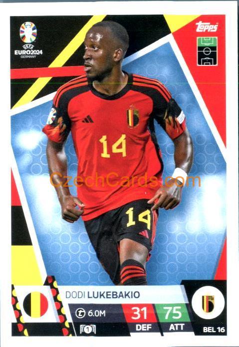 Dodi Lukebakio 2024 EURO Match Attax #BEL16