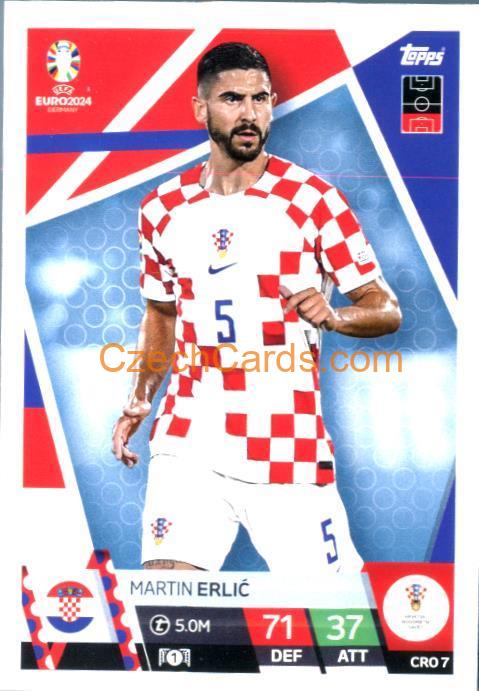 Martin Erlić 2024 EURO Match Attax #CRO7