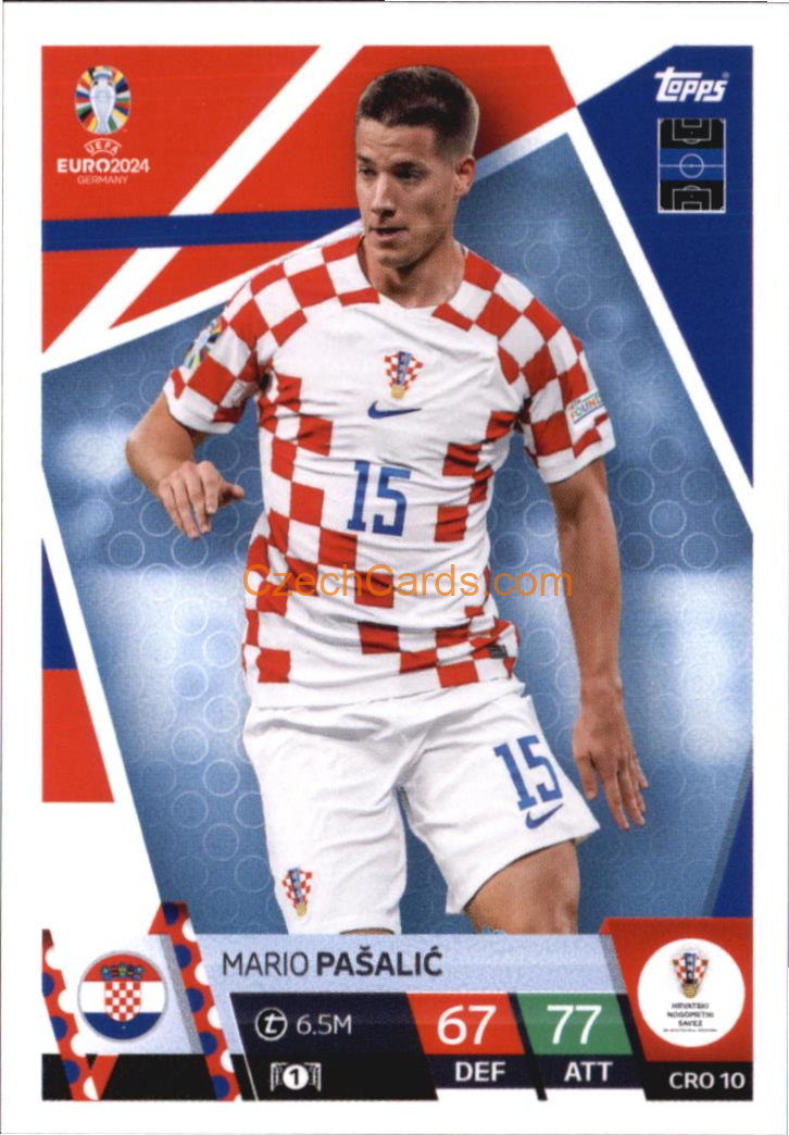 Mario Pašalić 2024 EURO Match Attax #CRO10