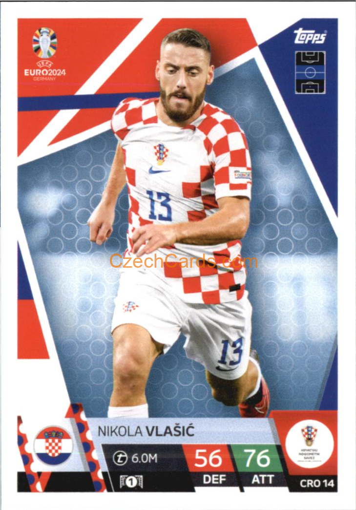 Nikola Vlašić 2024 EURO Match Attax #CRO14