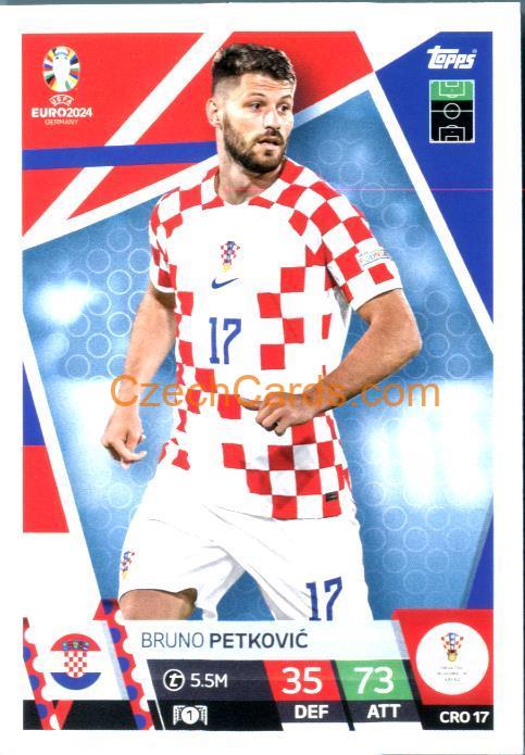 Bruno Petković 2024 EURO Match Attax #CRO17