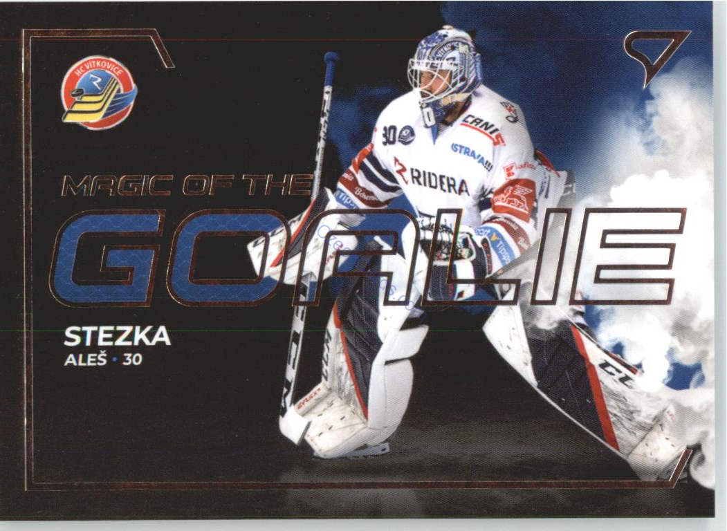Aleš Stezka 2021/22 SportZoo Tipsport EHL Magic Of The Goalie #MG13