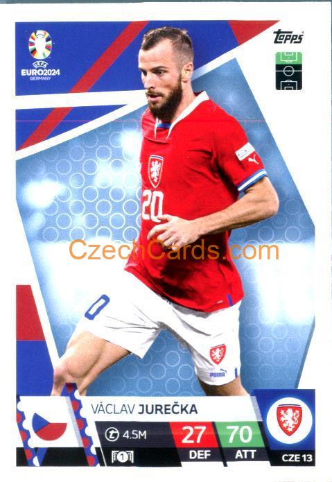Václav Jurečka 2024 EURO Match Attax #CZE13