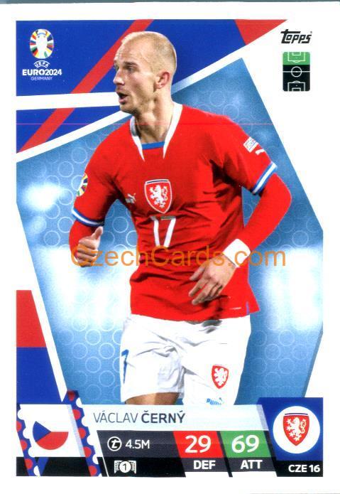 Václav Černý 2024 EURO Match Attax #CZE16