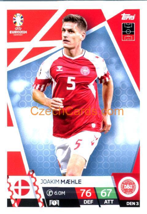 Joakim Mæhle 2024 EURO Match Attax #DEN3