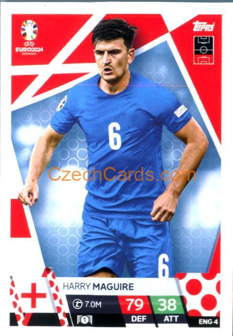 Harry Maguire 2024 EURO Match Attax #ENG4