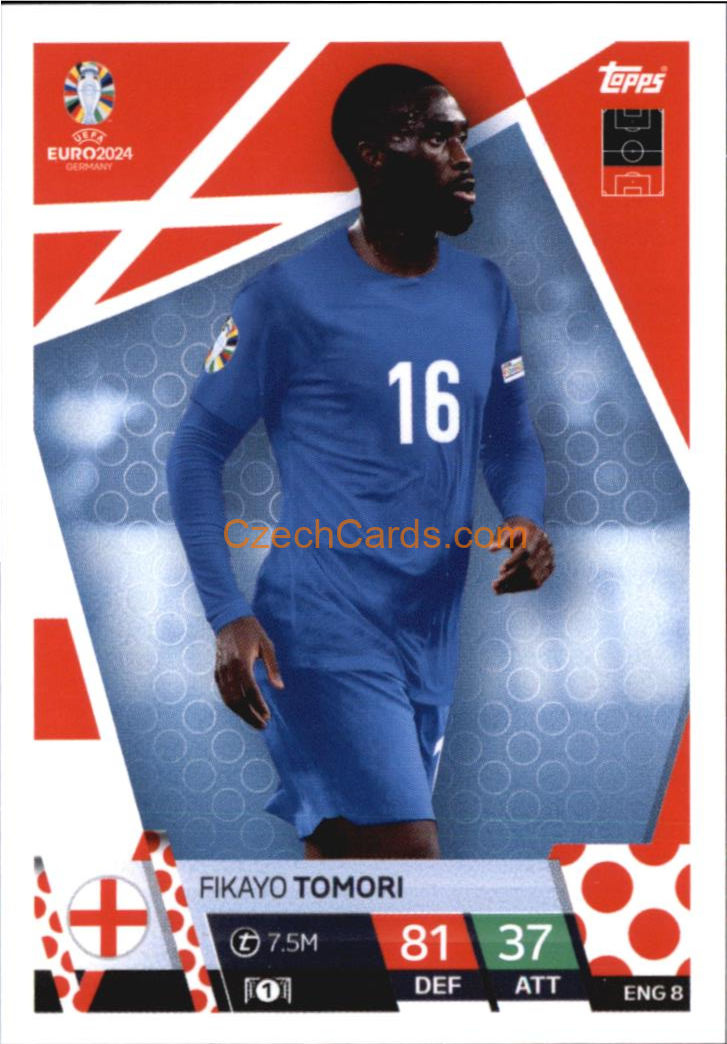 Fikayo Tomori 2024 EURO Match Attax #ENG8