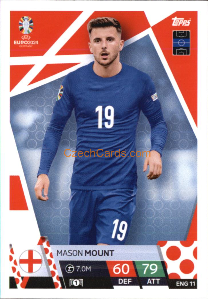 Mason Mount 2024 EURO Match Attax #ENG11