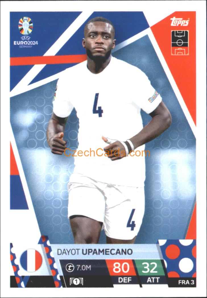 Dayot Upamecano 2024 EURO Match Attax #FRA3