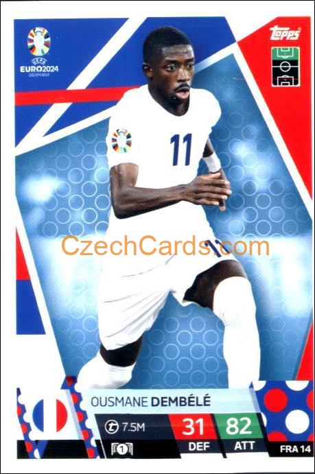 Ousmane Dembélé 2024 EURO Match Attax #FRA14