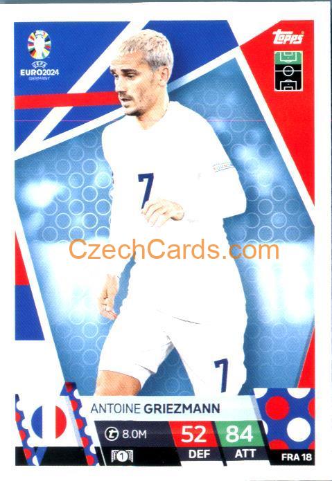 Antoine Griezmann 2024 EURO Match Attax #FRA18