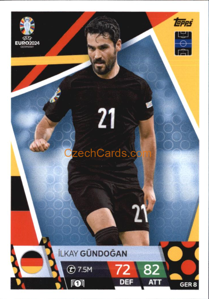 İlkay Gündoğan 2024 EURO Match Attax #GER8
