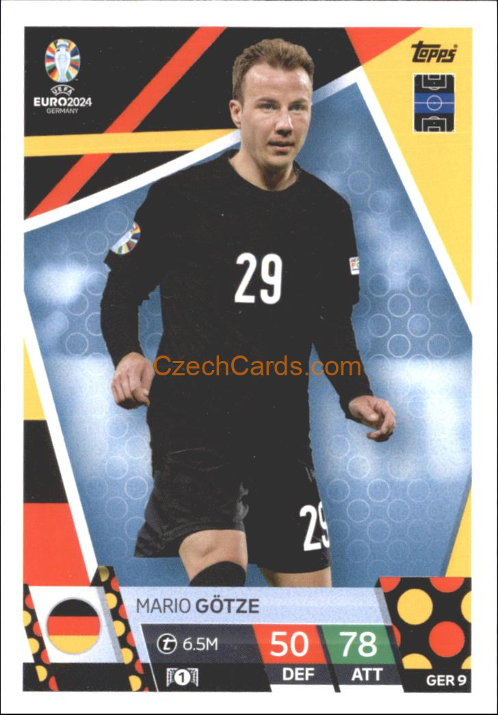 Mario Götze 2024 EURO Match Attax #GER9