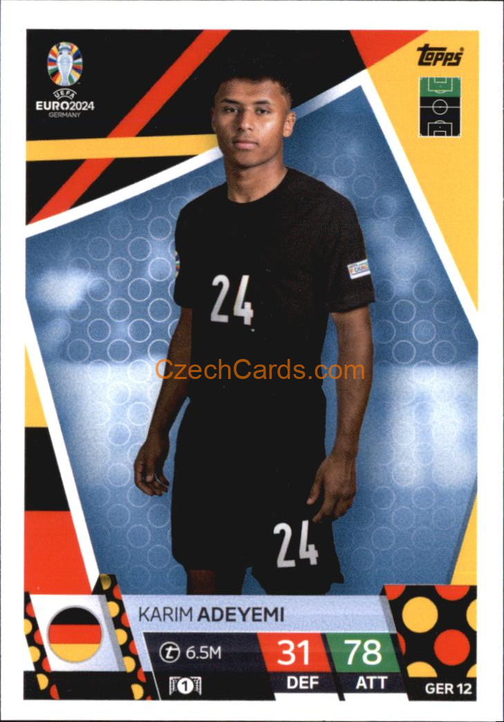 Karim Adeyemi 2024 EURO Match Attax #GER12