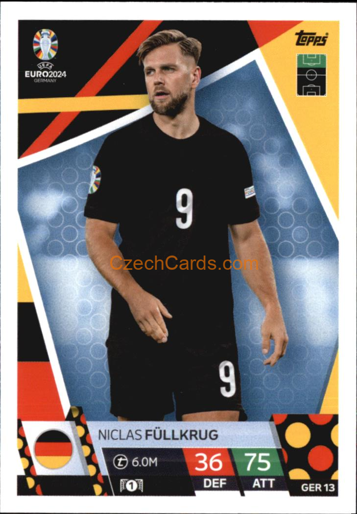 Niclas Füllkrug 2024 EURO Match Attax #GER13