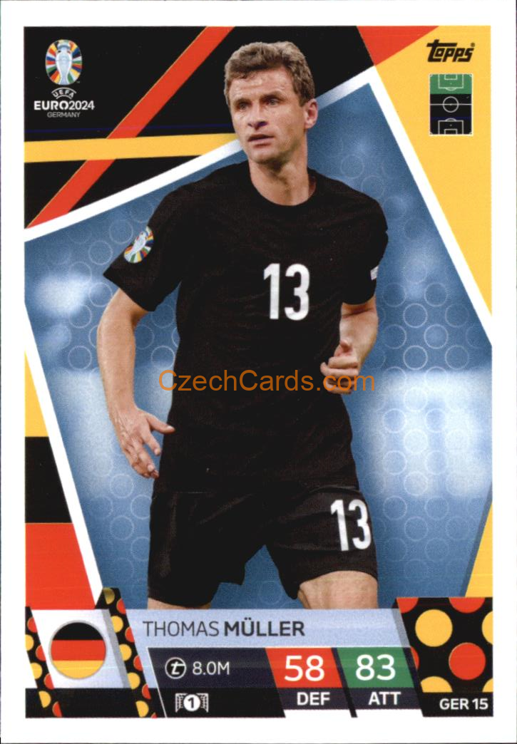 Thomas Müller 2024 EURO Match Attax #GER15