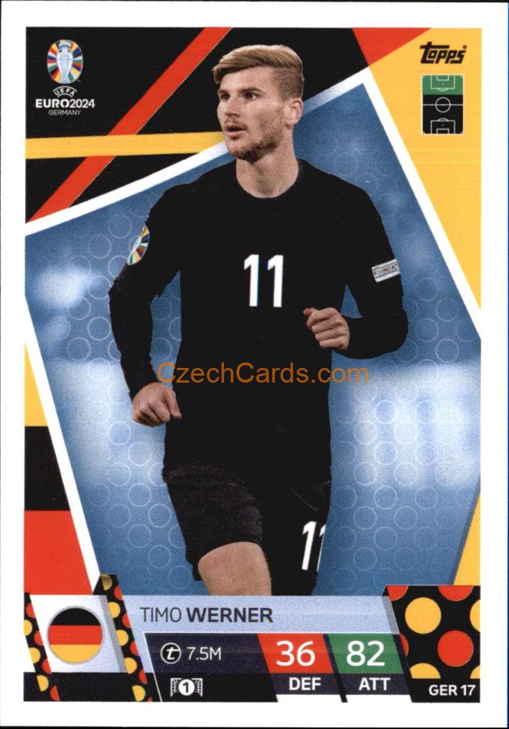 Timo Werner 2024 EURO Match Attax #GER17