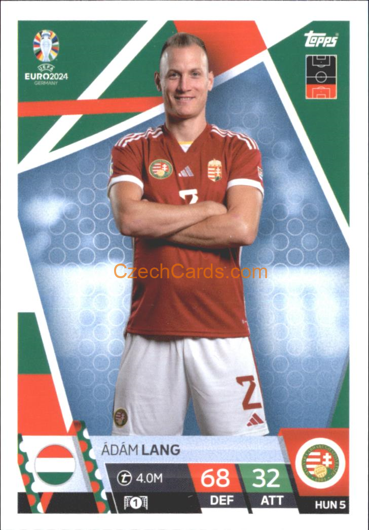 Ádám Lang 2024 EURO Match Attax #HUN5