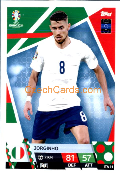 Jorginho 2024 EURO Match Attax #ITA11