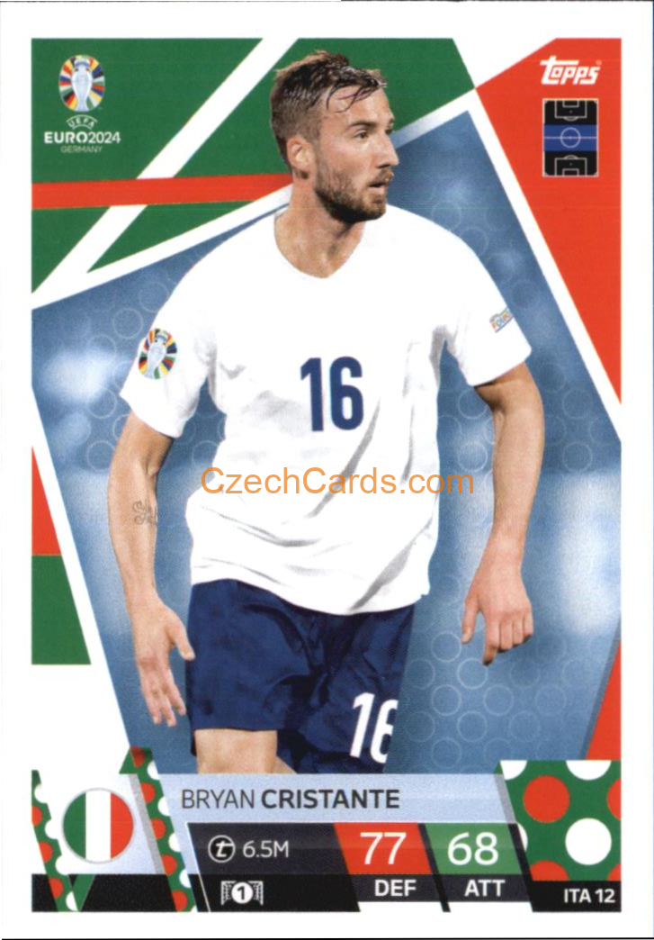 Bryan Cristante 2024 EURO Match Attax #ITA12