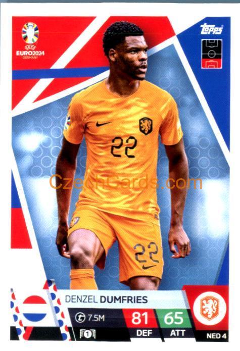 Denzel Dumfries 2024 EURO Match Attax #NED4