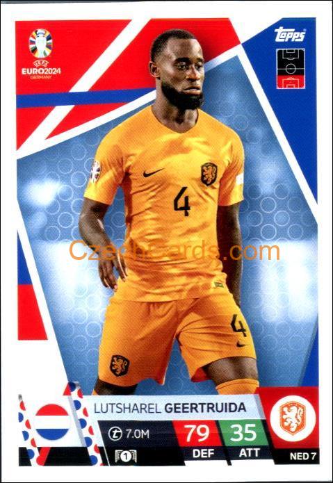 Lutsharel Geertruida 2024 EURO Match Attax #NED7