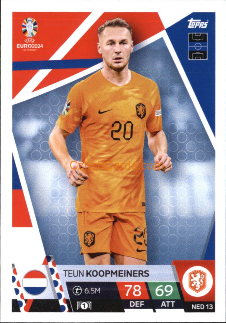Teun Koopmeiners 2024 EURO Match Attax #NED13