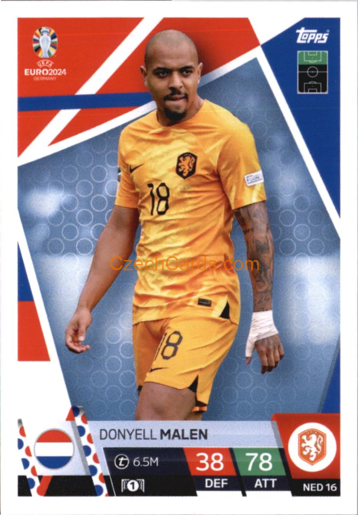 Donyell Malen 2024 EURO Match Attax #NED16