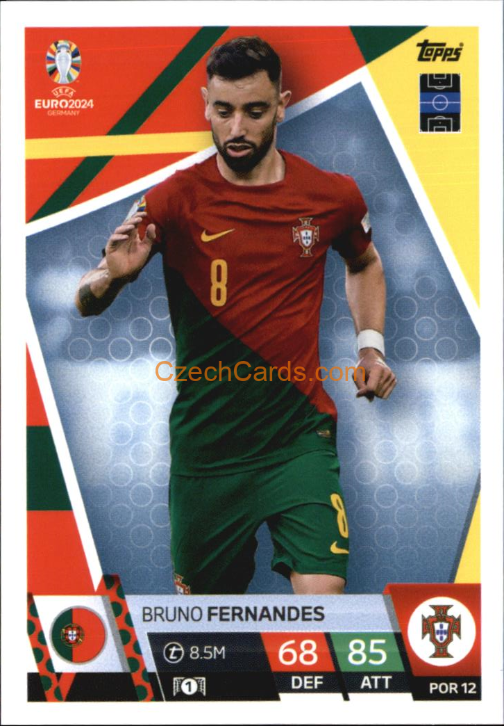 Bruno Fernandes 2024 EURO Match Attax #POR12