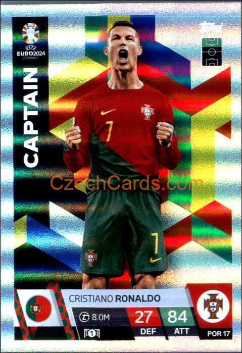 Cristiano Ronaldo 2024 EURO Match Attax Captain #POR17