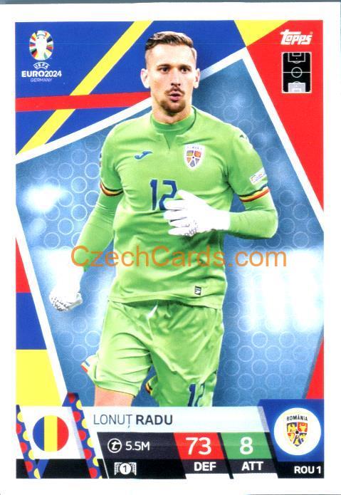 Ionuț Radu 2024 EURO Match Attax #ROU1