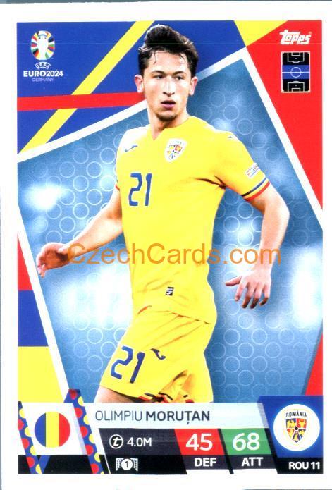 Olimpiu Moruţan 2024 EURO Match Attax #ROU11