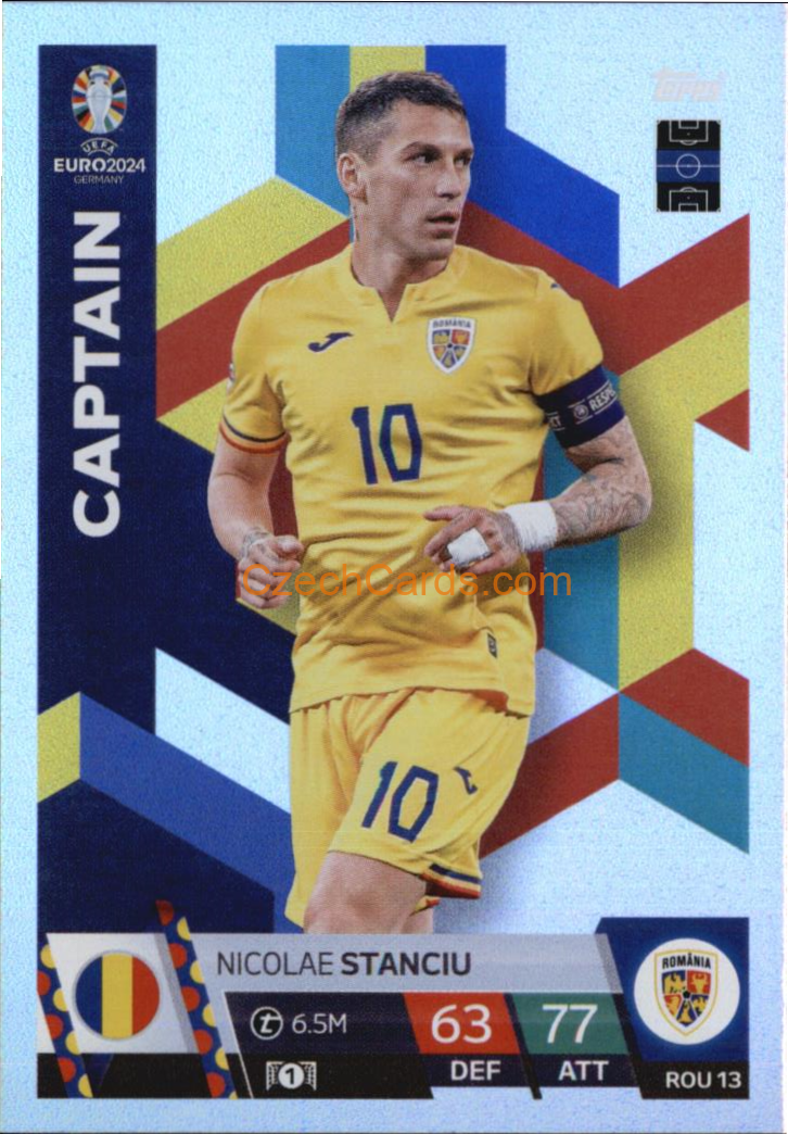 Nicolae Stanciu 2024 EURO Match Attax Captain #ROU13