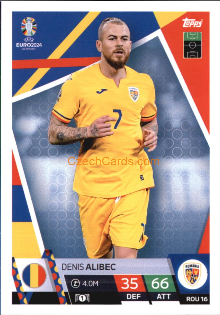 Denis Alibec 2024 EURO Match Attax #ROU16