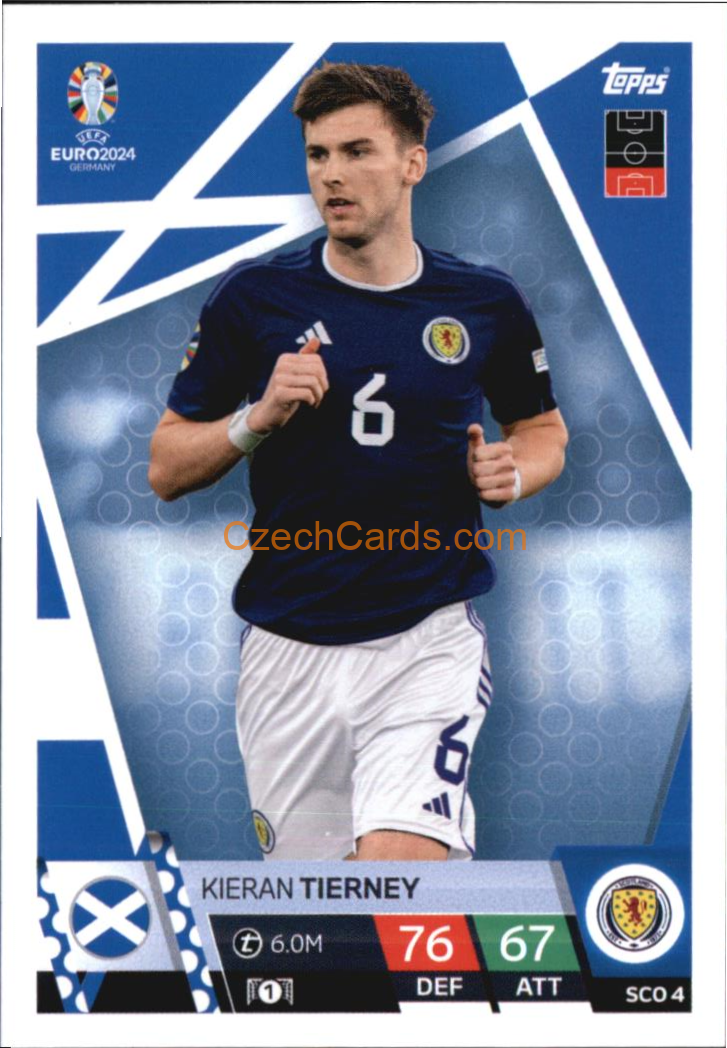 Kieran Tierney 2024 EURO Match Attax #SCO4