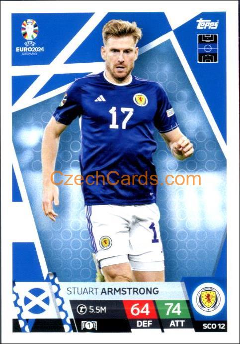 Stuart Armstrong 2024 EURO Match Attax #SCO12