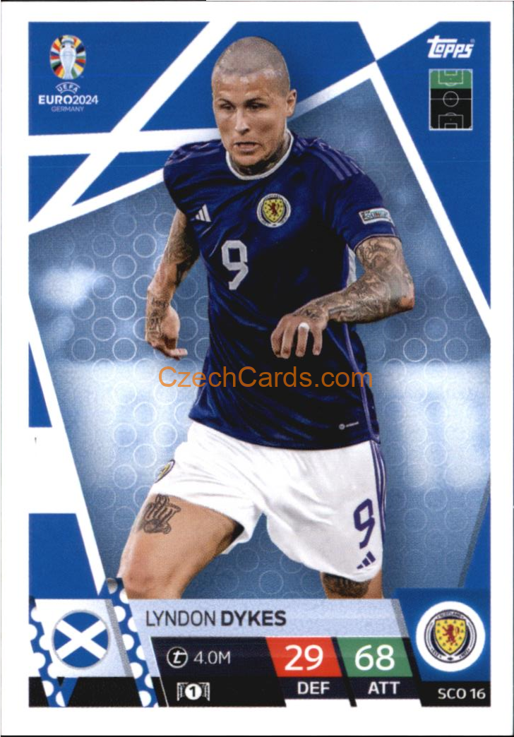 Lyndon Dykes 2024 EURO Match Attax #SCO16