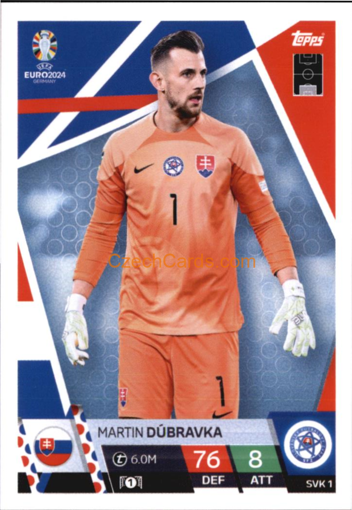 Martin Dúbravka 2024 EURO Match Attax #SVK1