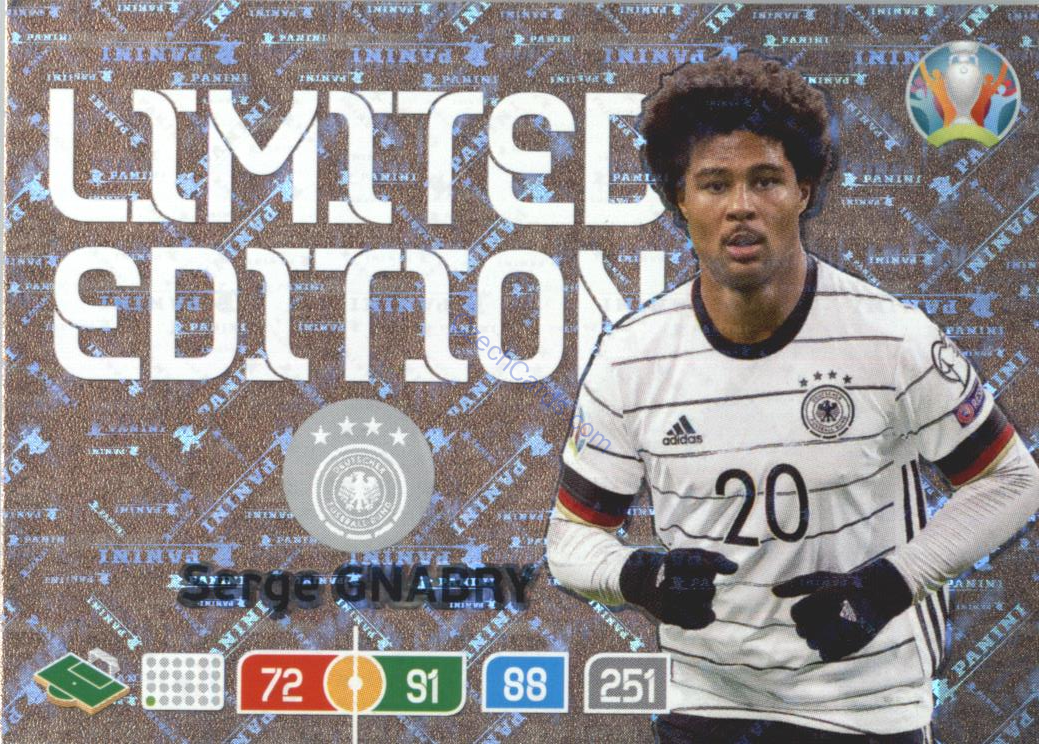 Serge Gnabry Panini Adrenalyn EURO 2020 Limited Edition