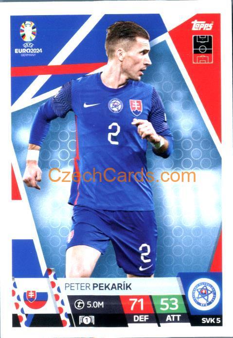 Peter Pekarík 2024 EURO Match Attax #SVK5