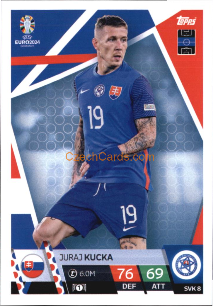 Juraj Kucka 2024 EURO Match Attax #SVK8