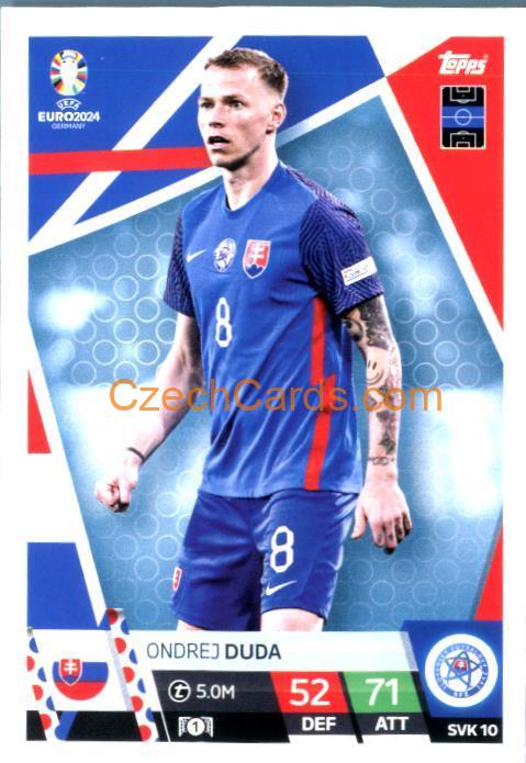 Ondrej Duda 2024 EURO Match Attax #SVK10
