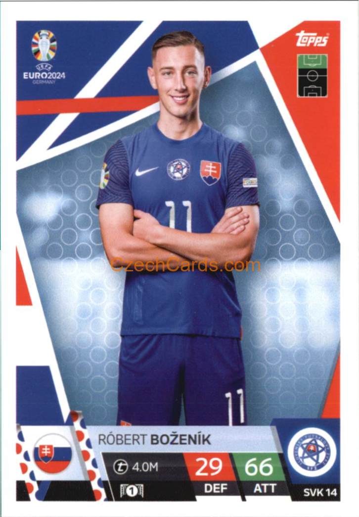 Róbert Boženík 2024 EURO Match Attax #SVK14