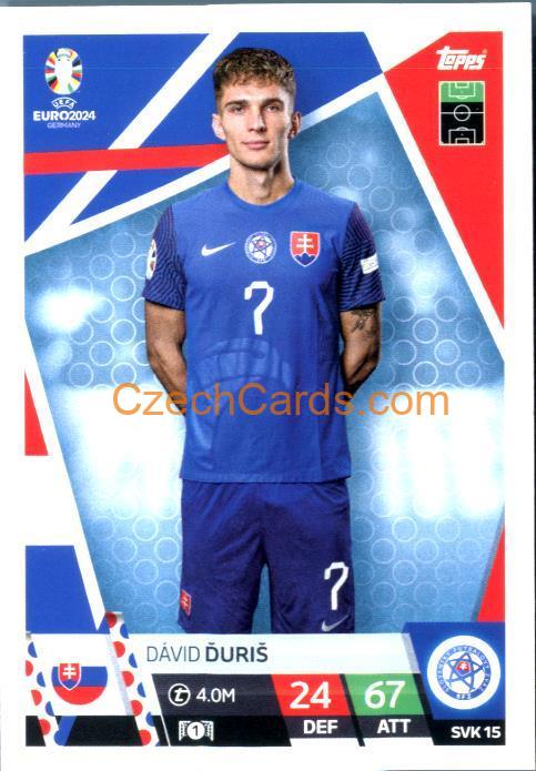 Dávid Ďuriš 2024 EURO Match Attax #SVK15