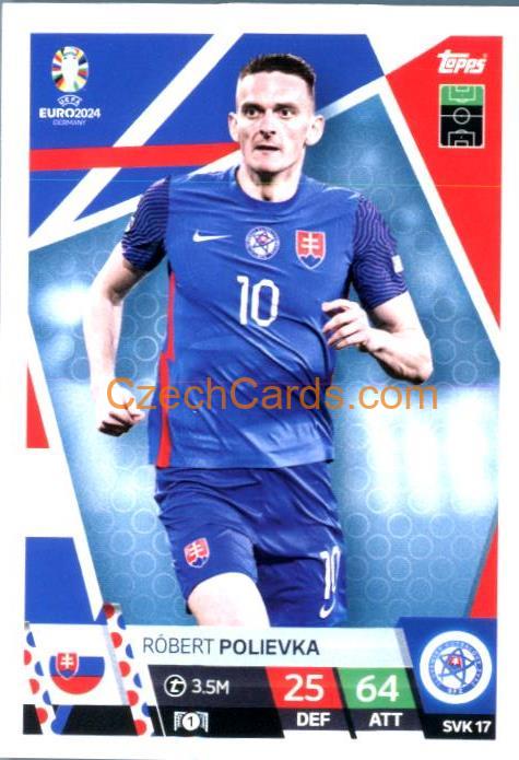 Róbert Polievka 2024 EURO Match Attax #SVK17