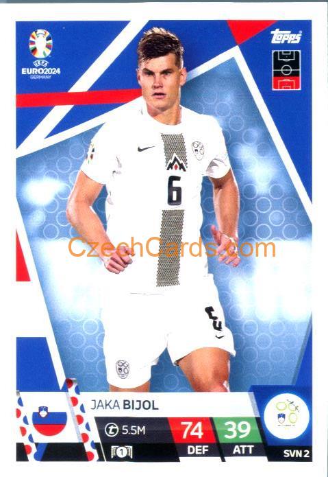 Jaka Bijol 2024 EURO Match Attax #SVN2