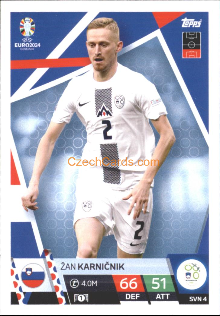 Žan Karničnik 2024 EURO Match Attax #SVN4